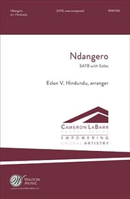 Ndangero SATB choral sheet music cover Thumbnail